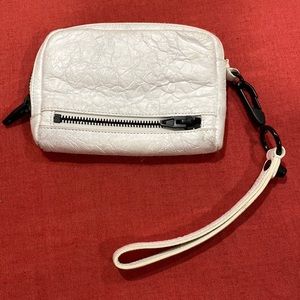alexander wang Fumo leather wristlet